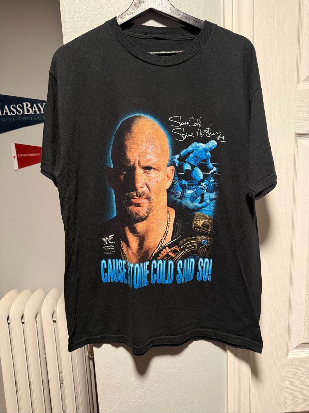 Vintage 1998 WWF Stone Cold Steve Austin Shirt Size Men’s Xl Cut Tag